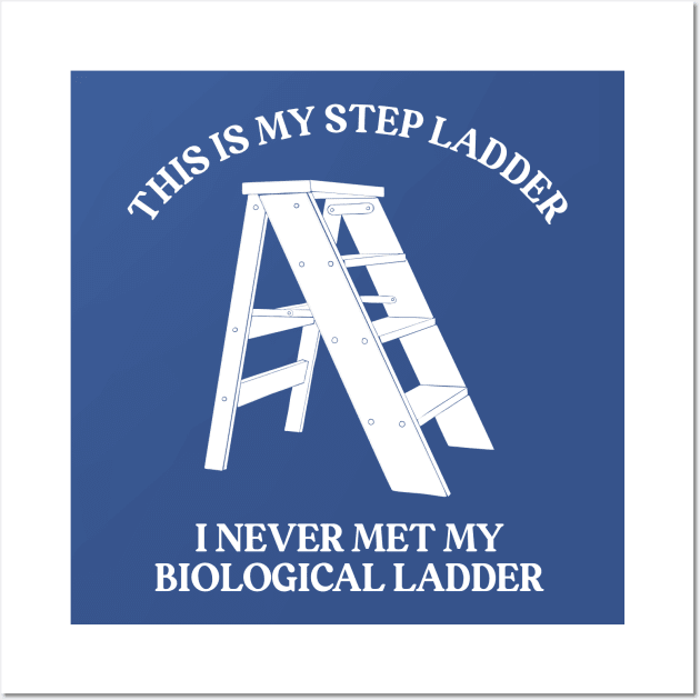 This is My Step Ladder Wall Art by Alissa Carin